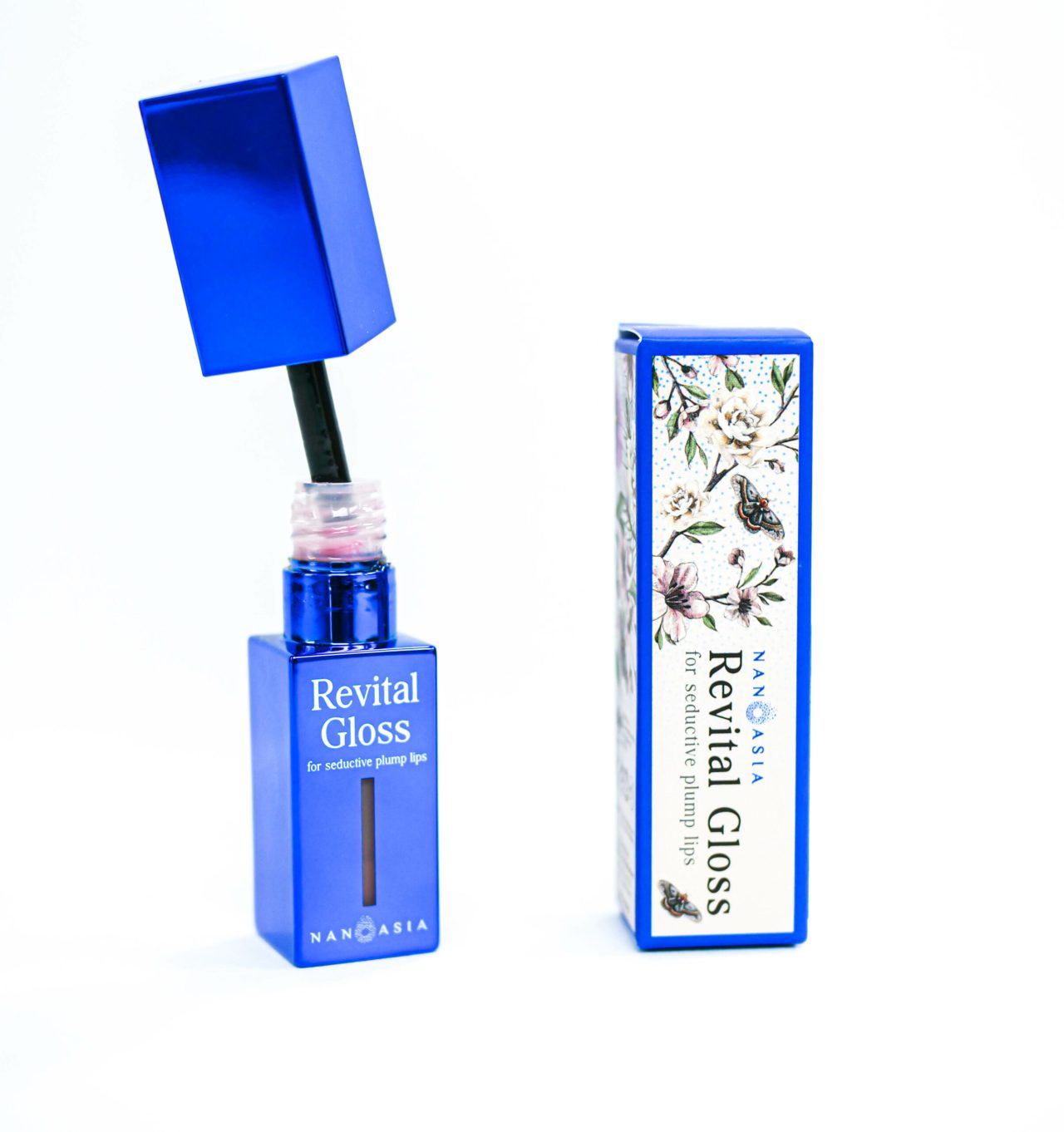 Nanoasia Revital Gloss &ndash; восстанавливающий блеск для губ с пептидами и ментолом