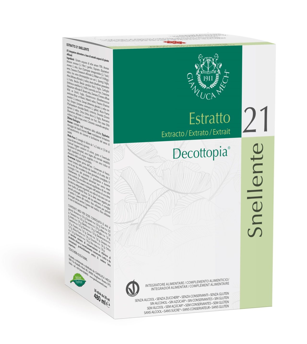 SNELLENTE ESTRATTO 21 &ndash; пищевая добавка для снижения веса и обмена веществ, Таллинн